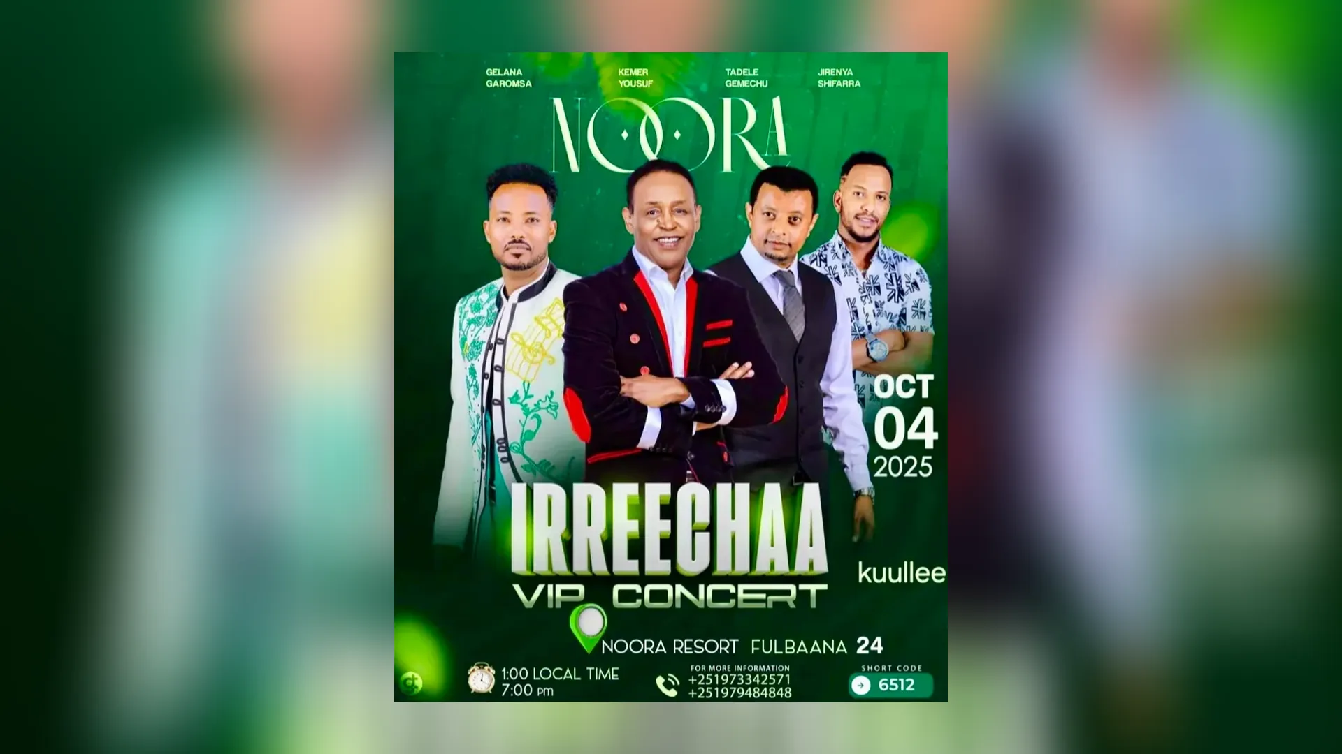 Irreechaa VIP concert