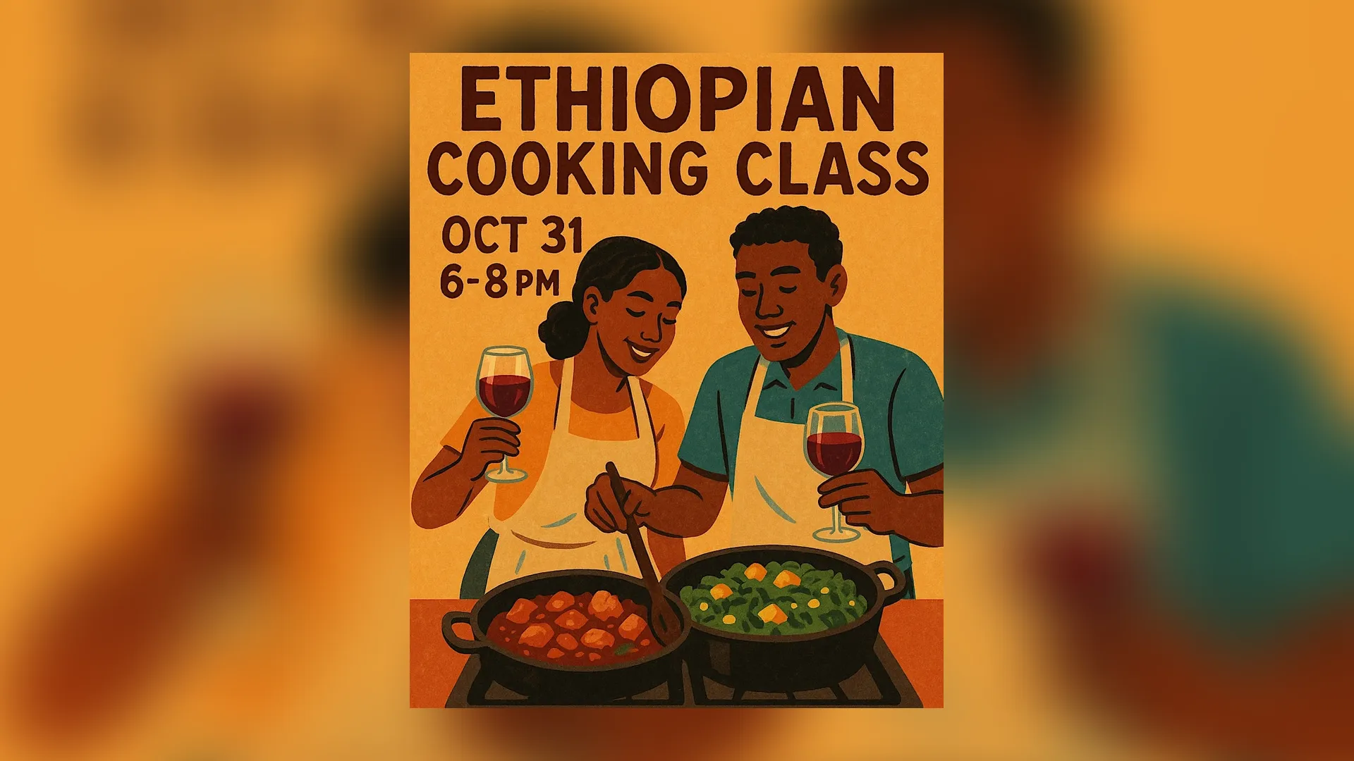 Konjo Me Ethiopian Hands-On Cooking Experience – Vegan + Meat Dishes!