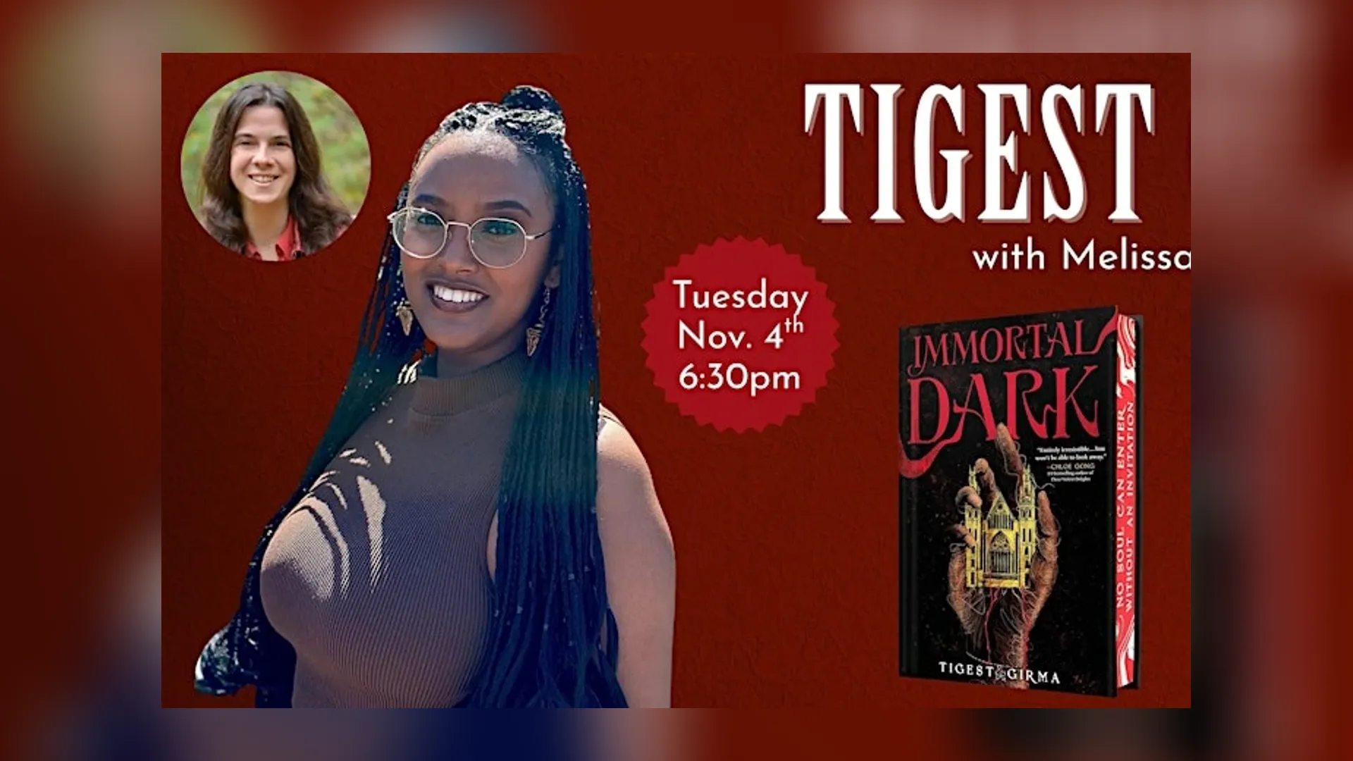 Tigest Girma with Melissa Caruso