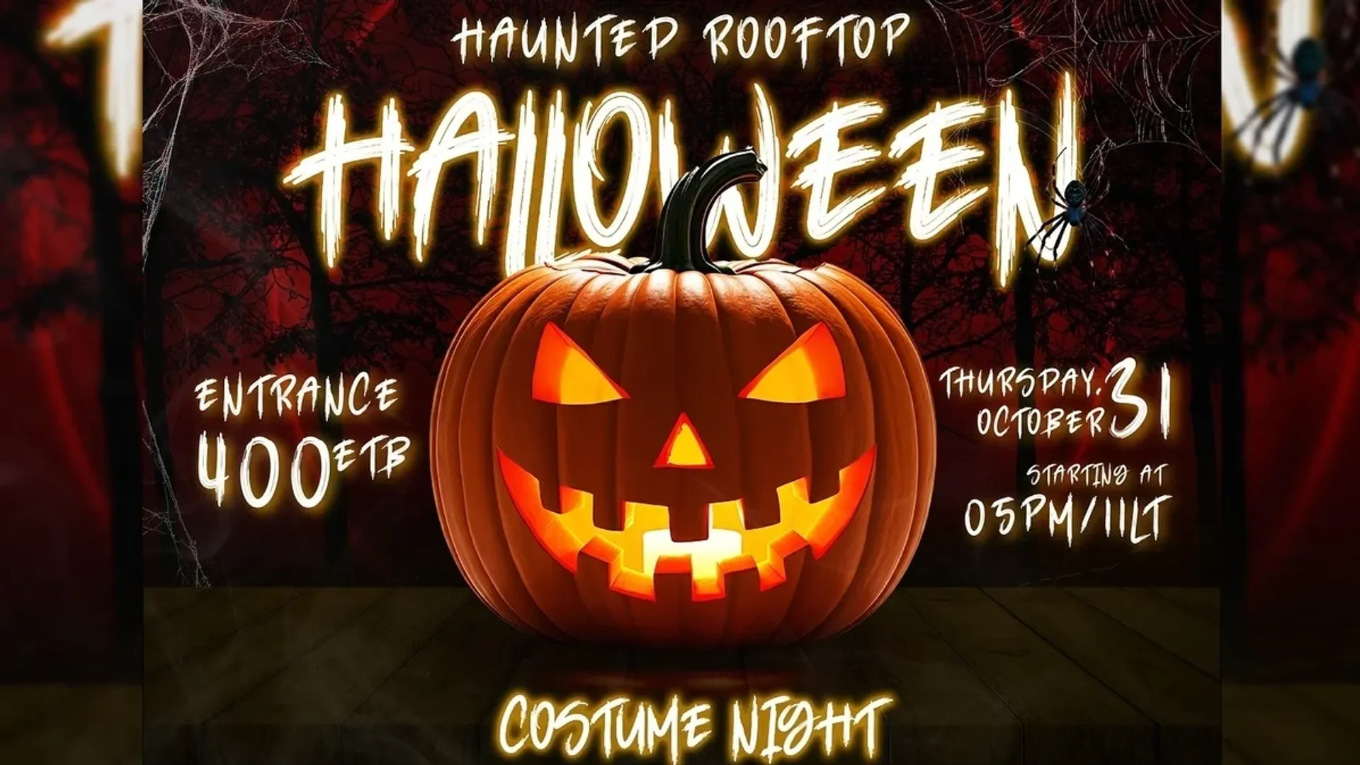Haunted Rooftop Halloween Costume Party!