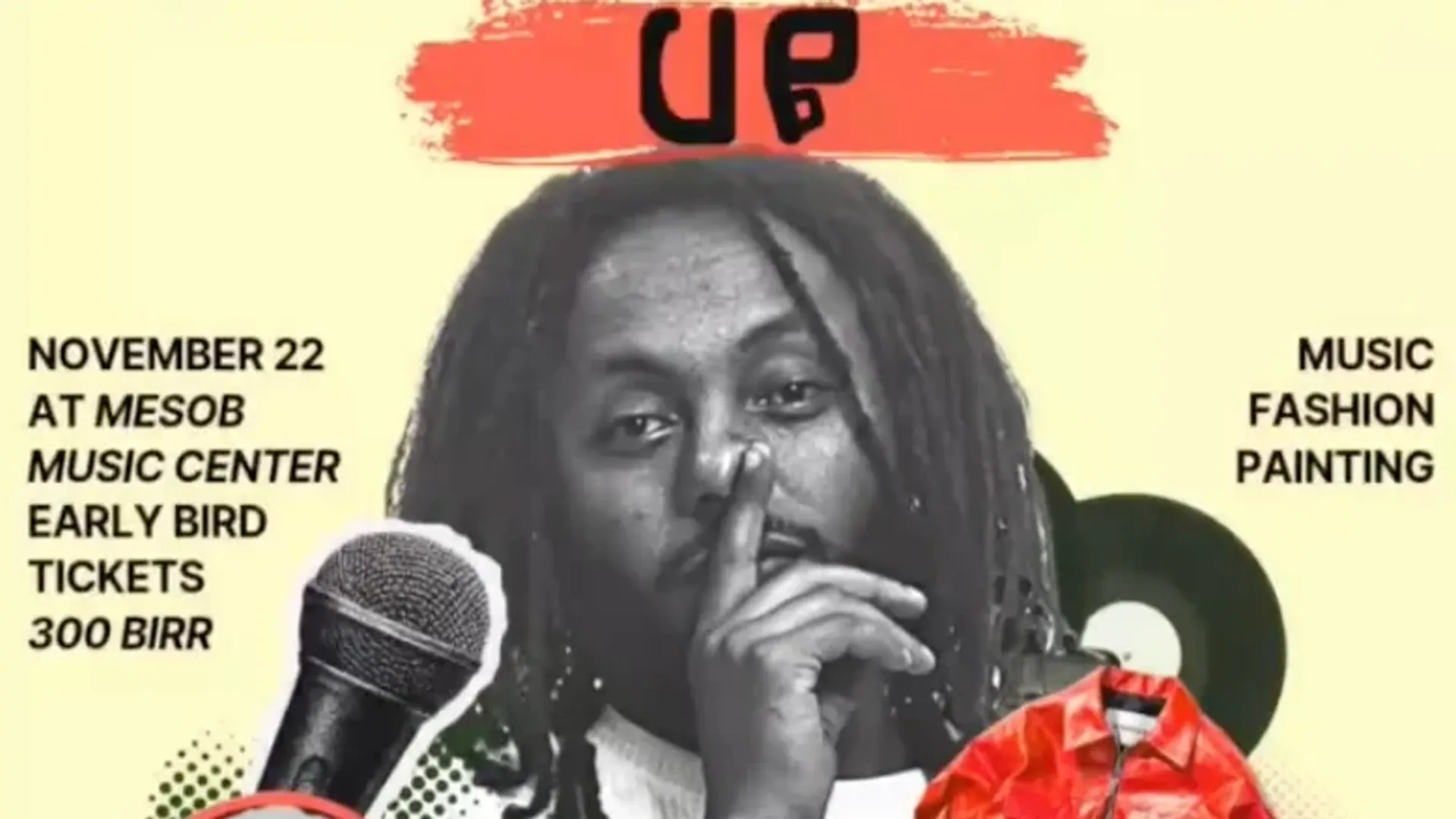 Hayelom Birhane performing live at Moseb Music Center