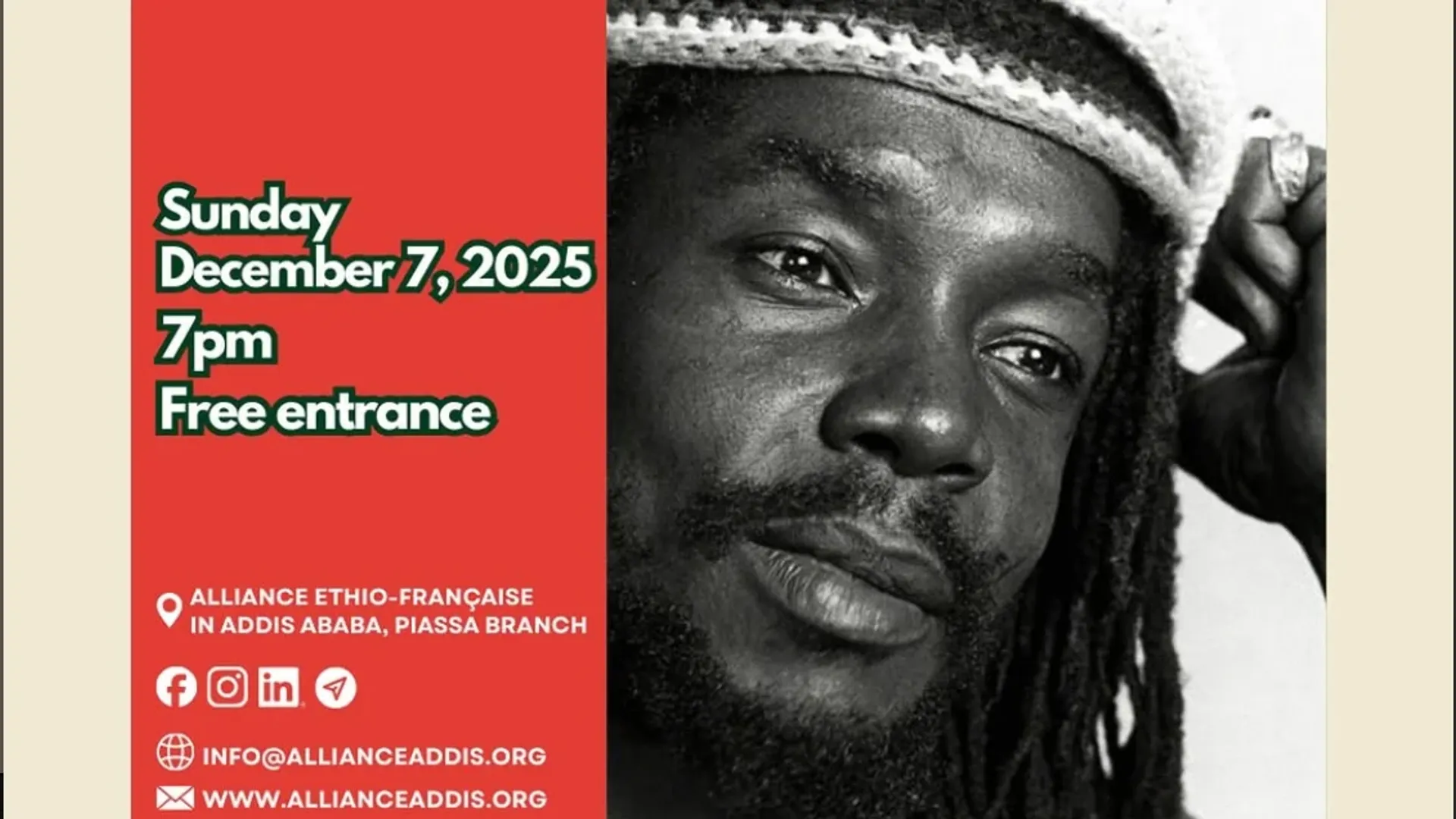 Peter Tosh Tribute Concert with Ras Kawinsdeb & Aeti +oPHrika Reggaestra