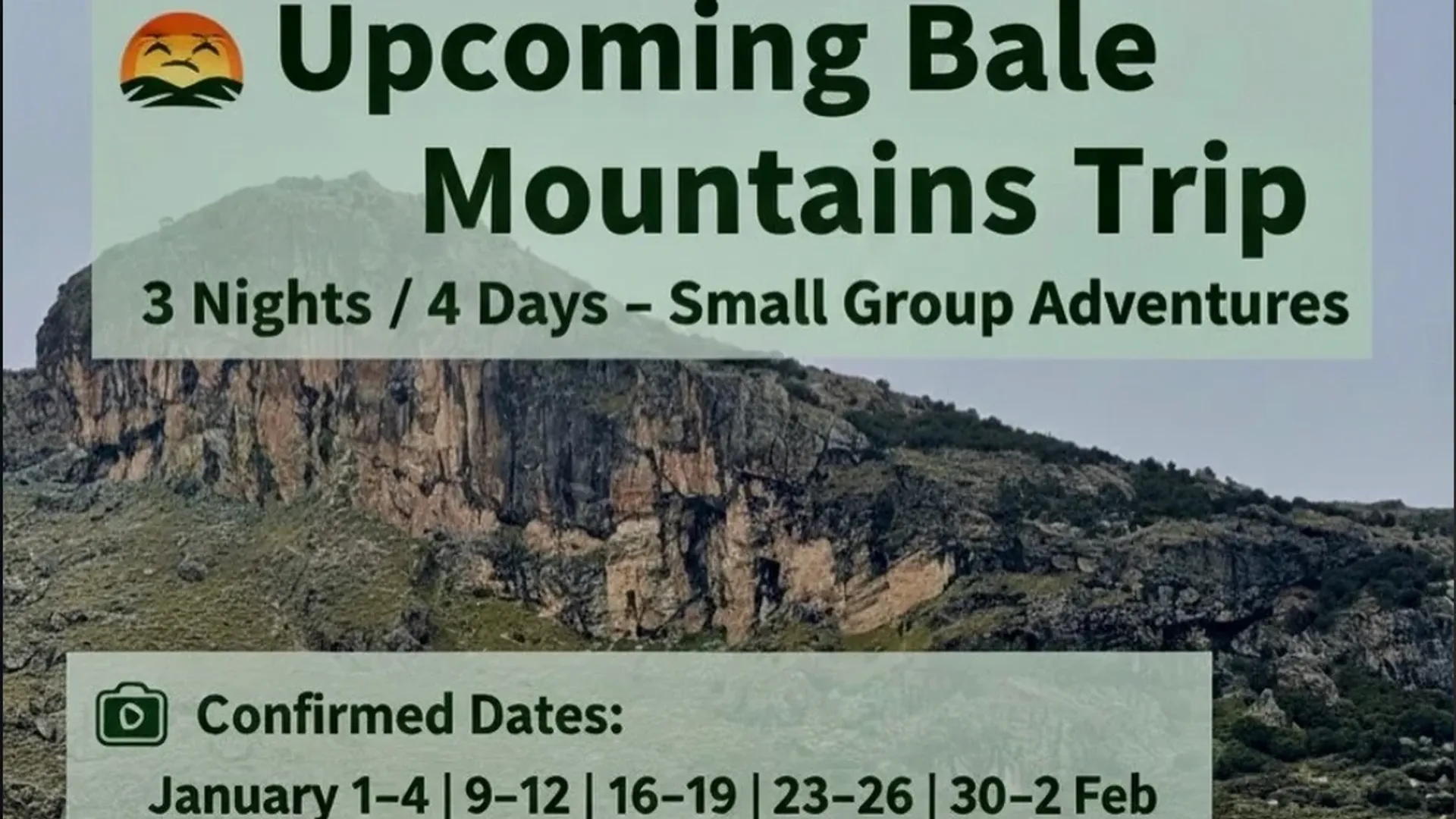 Bale Mountains Trip