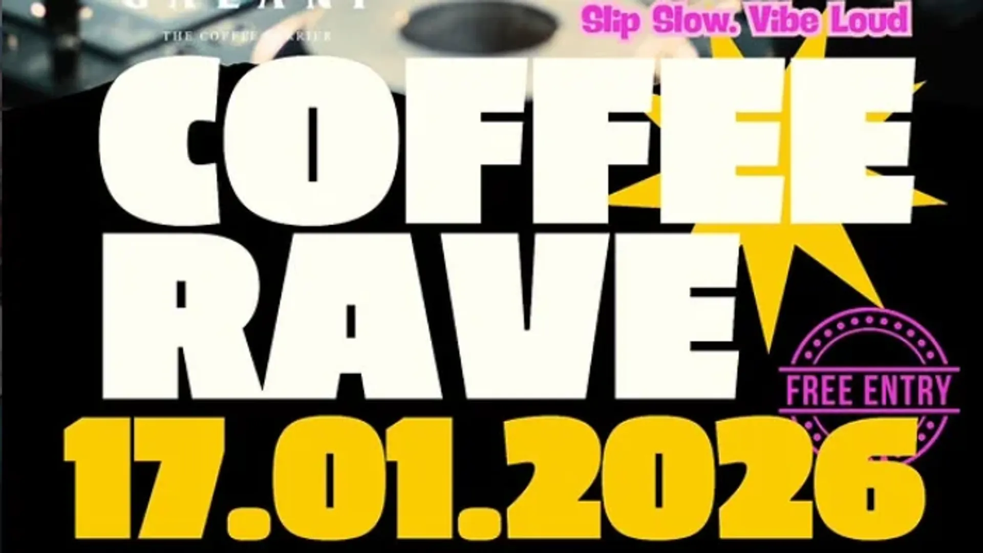 Coffee Rave with DJ Tihut