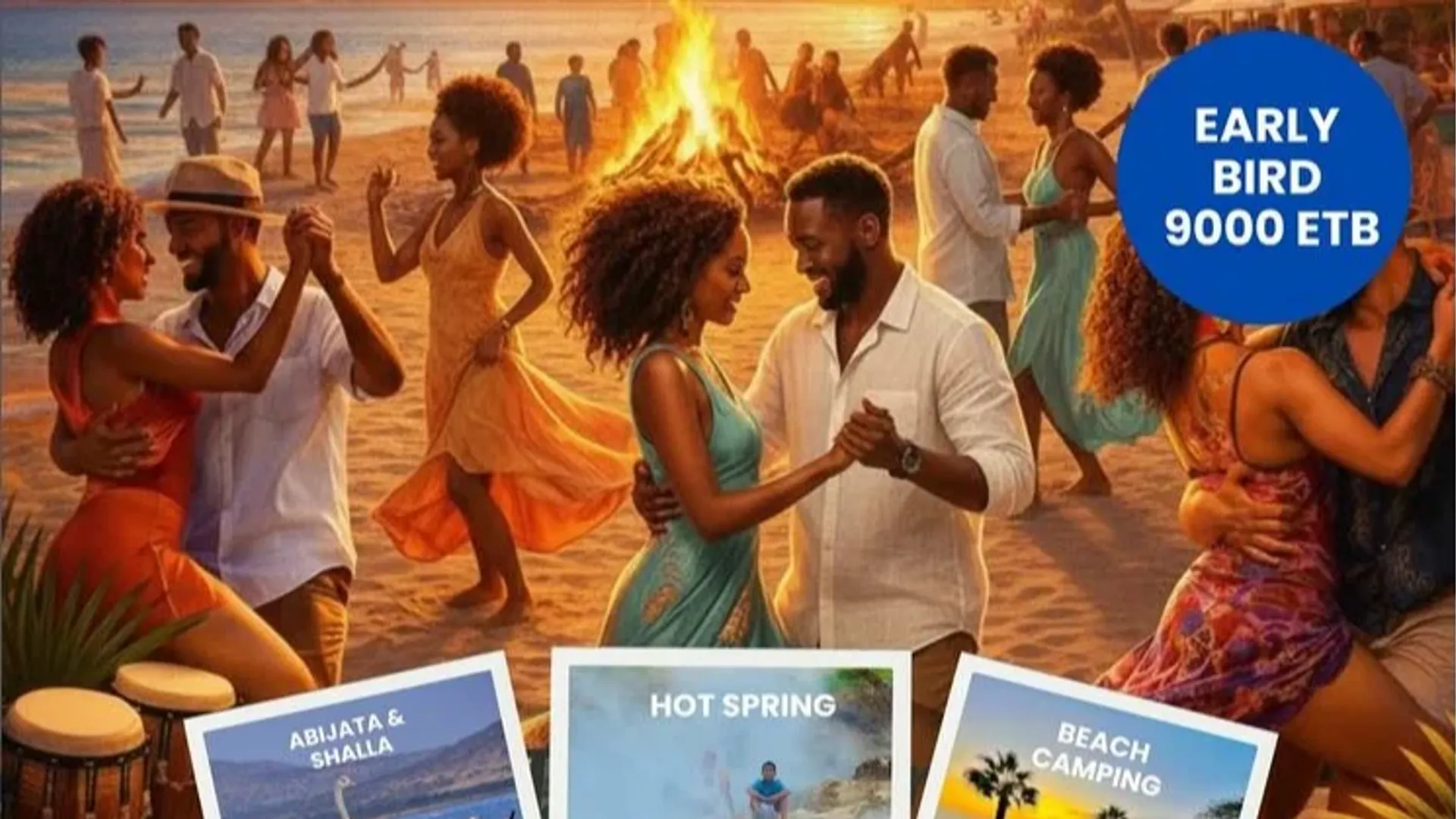 🔥 Weekend gateaway – Afro-Latin Fest - Langano IJA Beach🏝