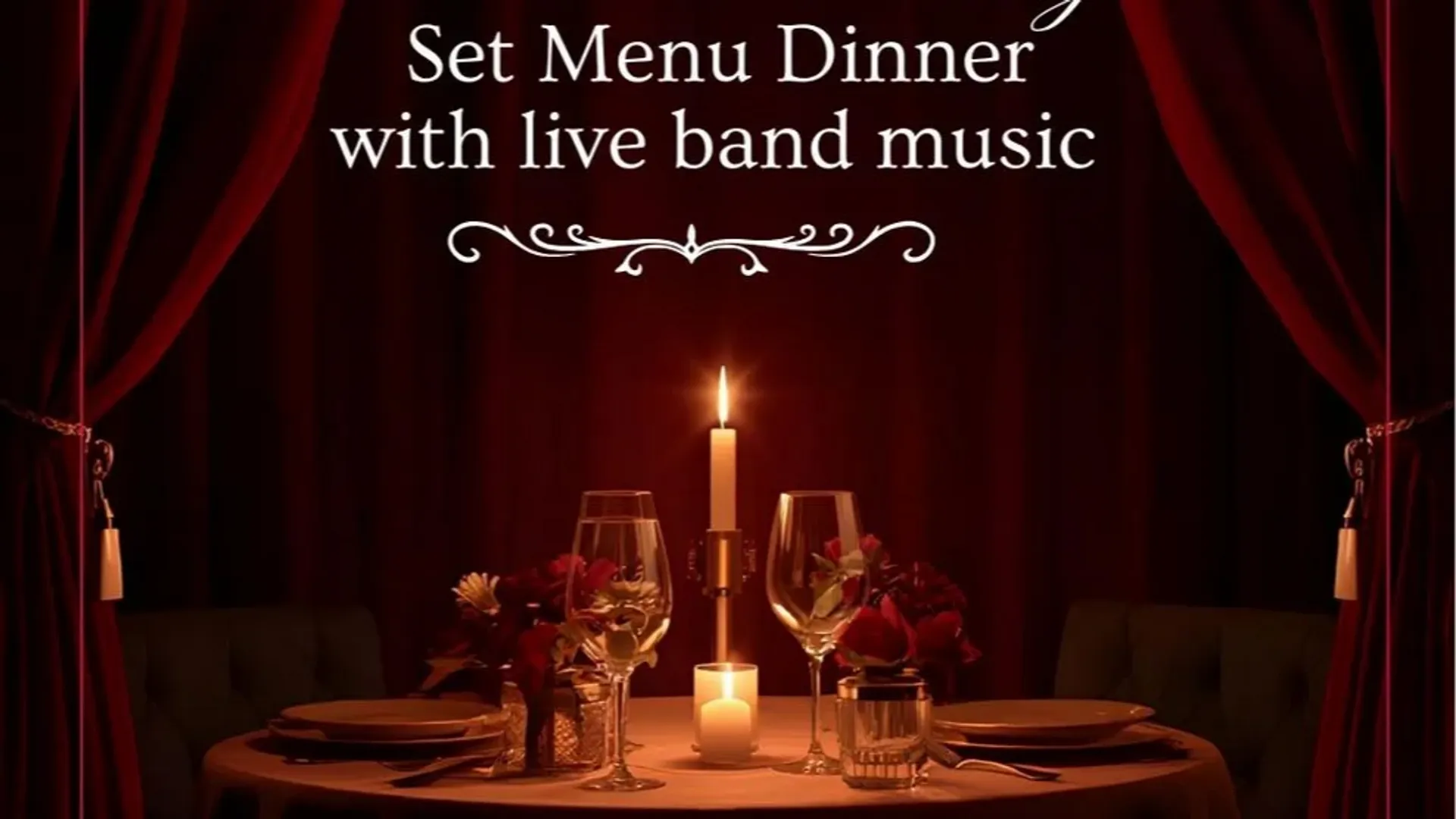 💕 Valentine’s Day dinner with live band music