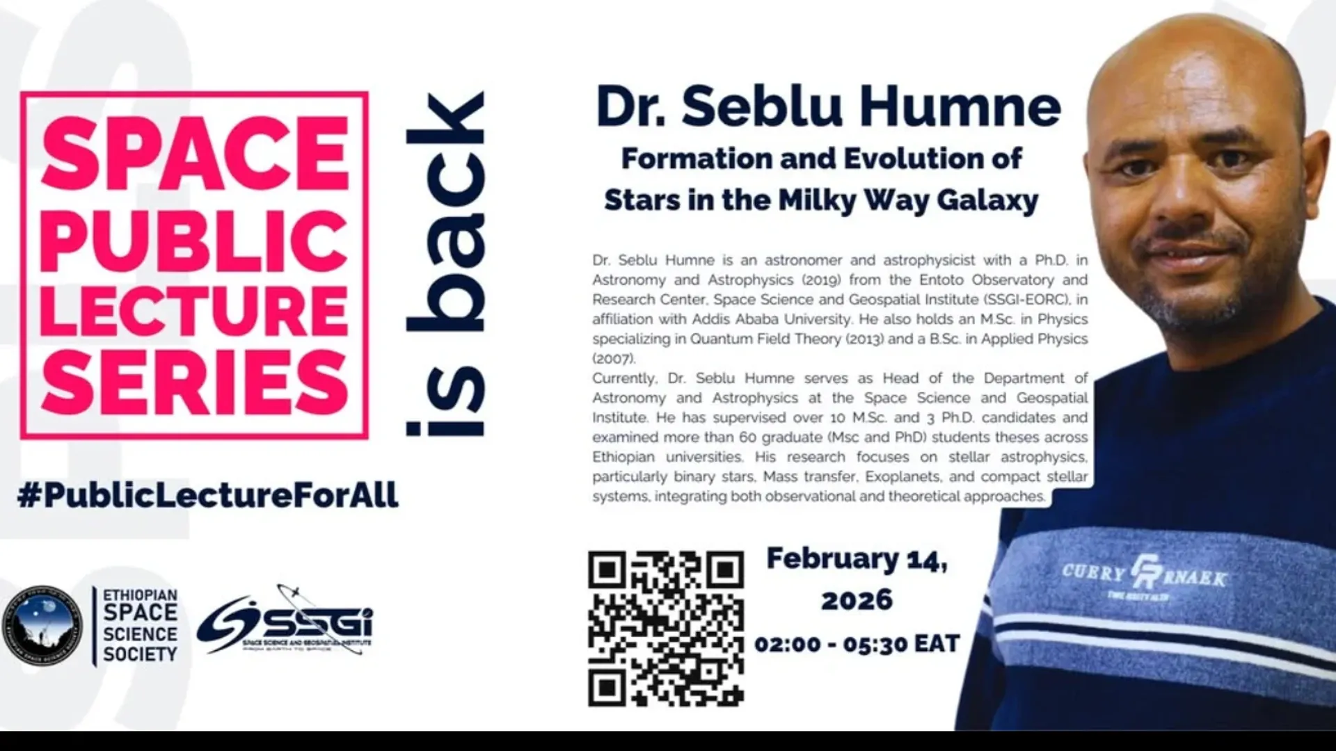 🚀 Embark on a Cosmic Journey - Space Public Lecture Series