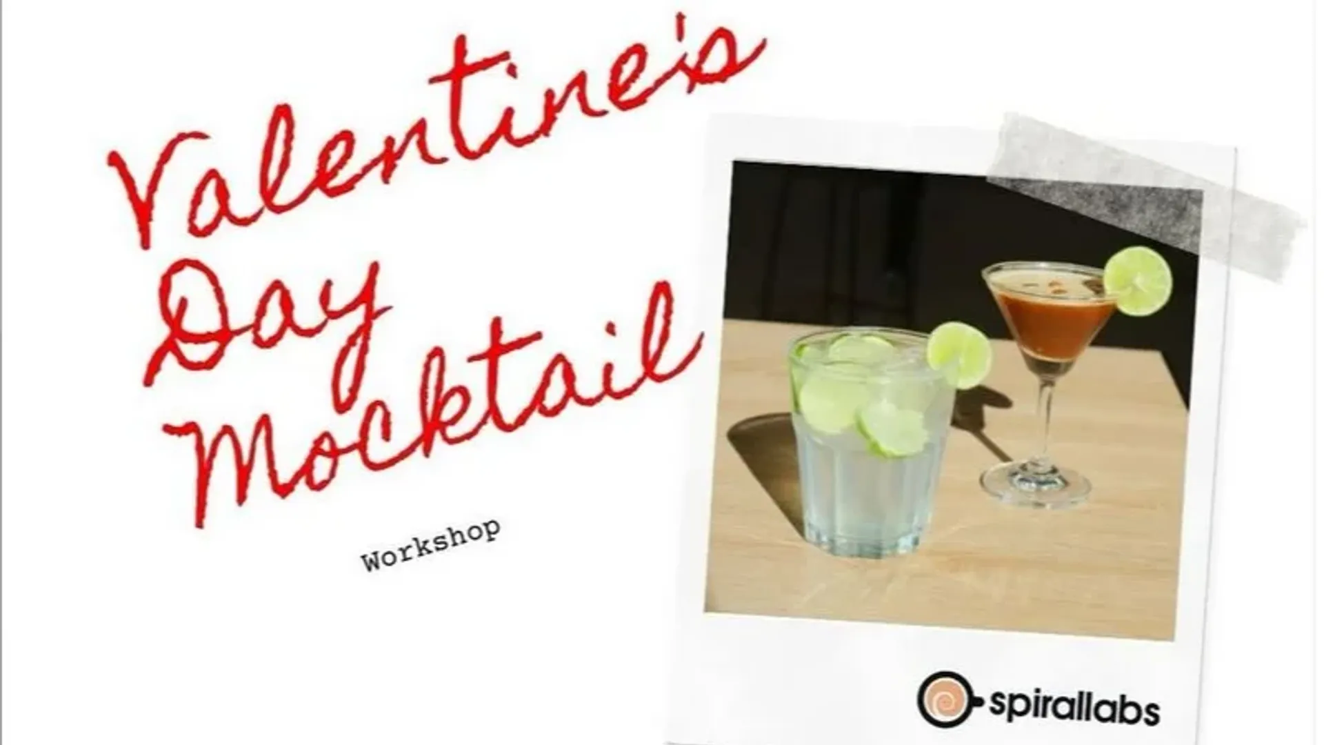 💕 Valentine’s Day mocktail workshop
