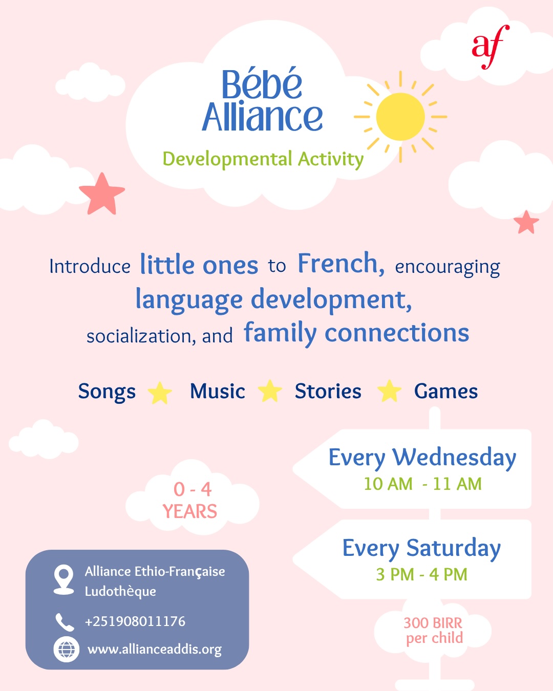 Bébé Alliance - Introduce little ones to French