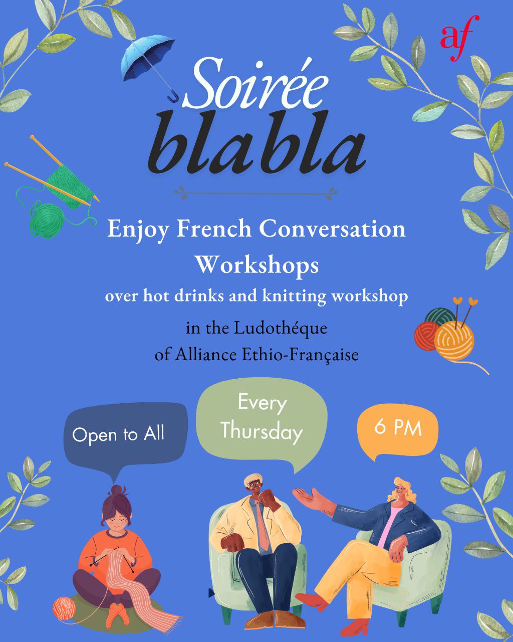 Soirée Blabla - French Conversation Workshop