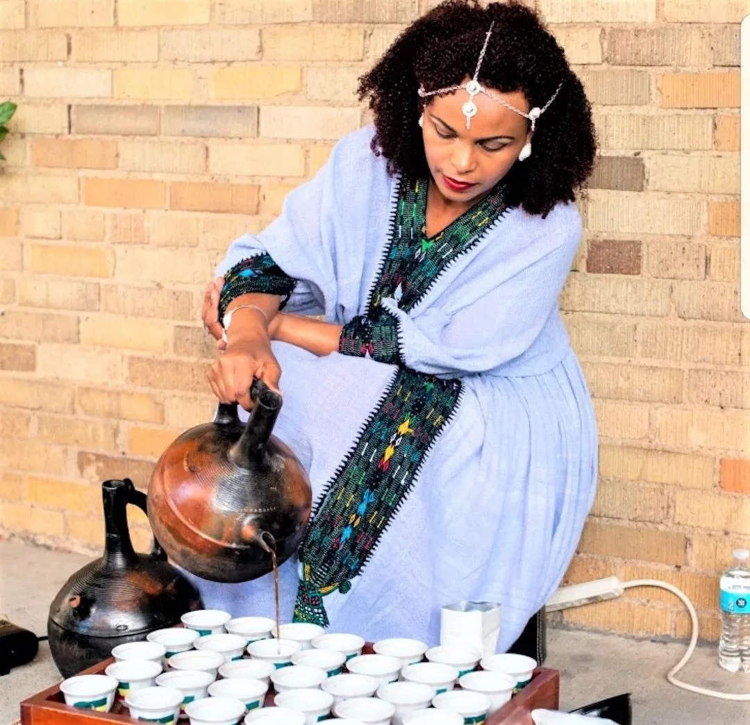Dinner & Ethiopian Coffee Ceremony Cultural Experience